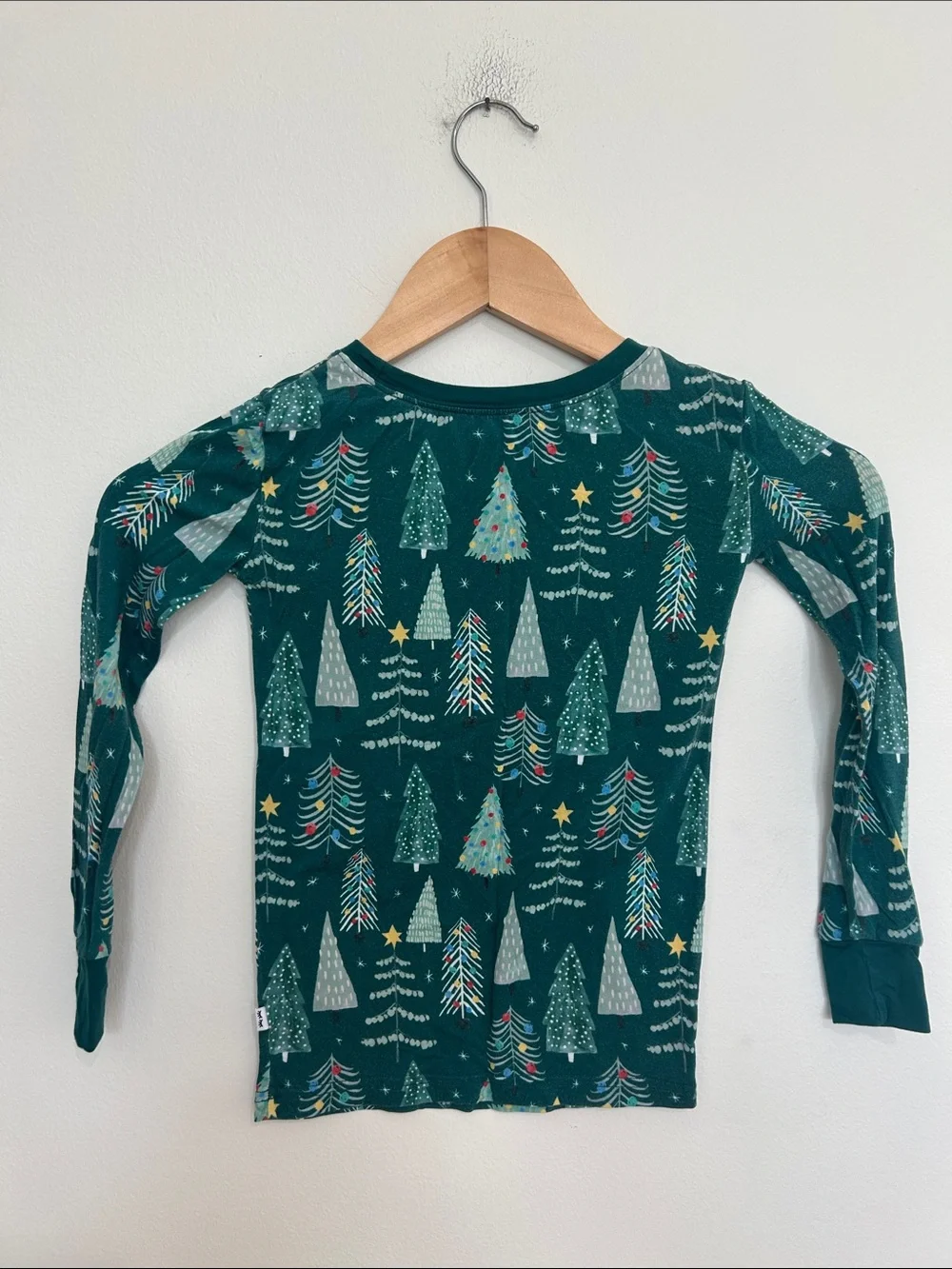 Little Sleepies Twinkling Trees Christmas Bamboo Pajama Set Size 5/6